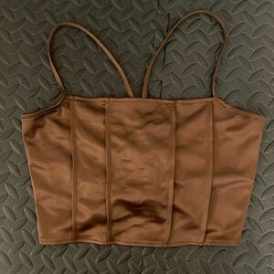 H&M Satin Divided Tank Top